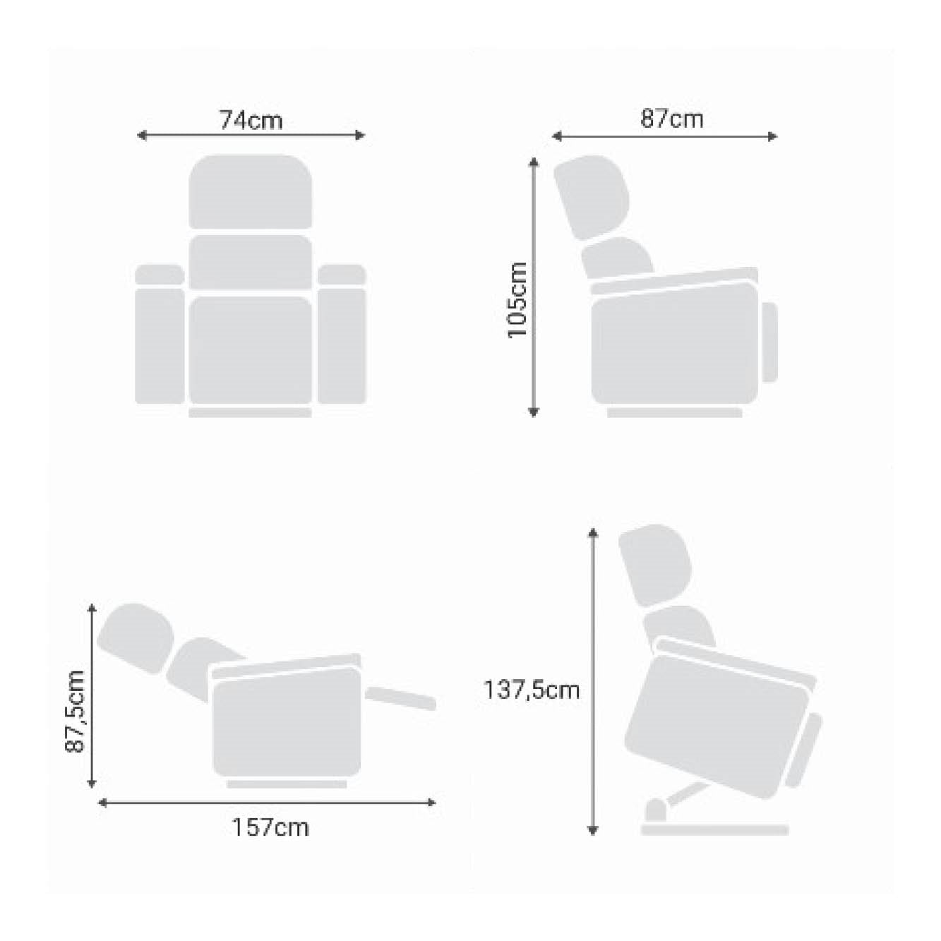 SILLON RELAX MOD. HOUSTON
