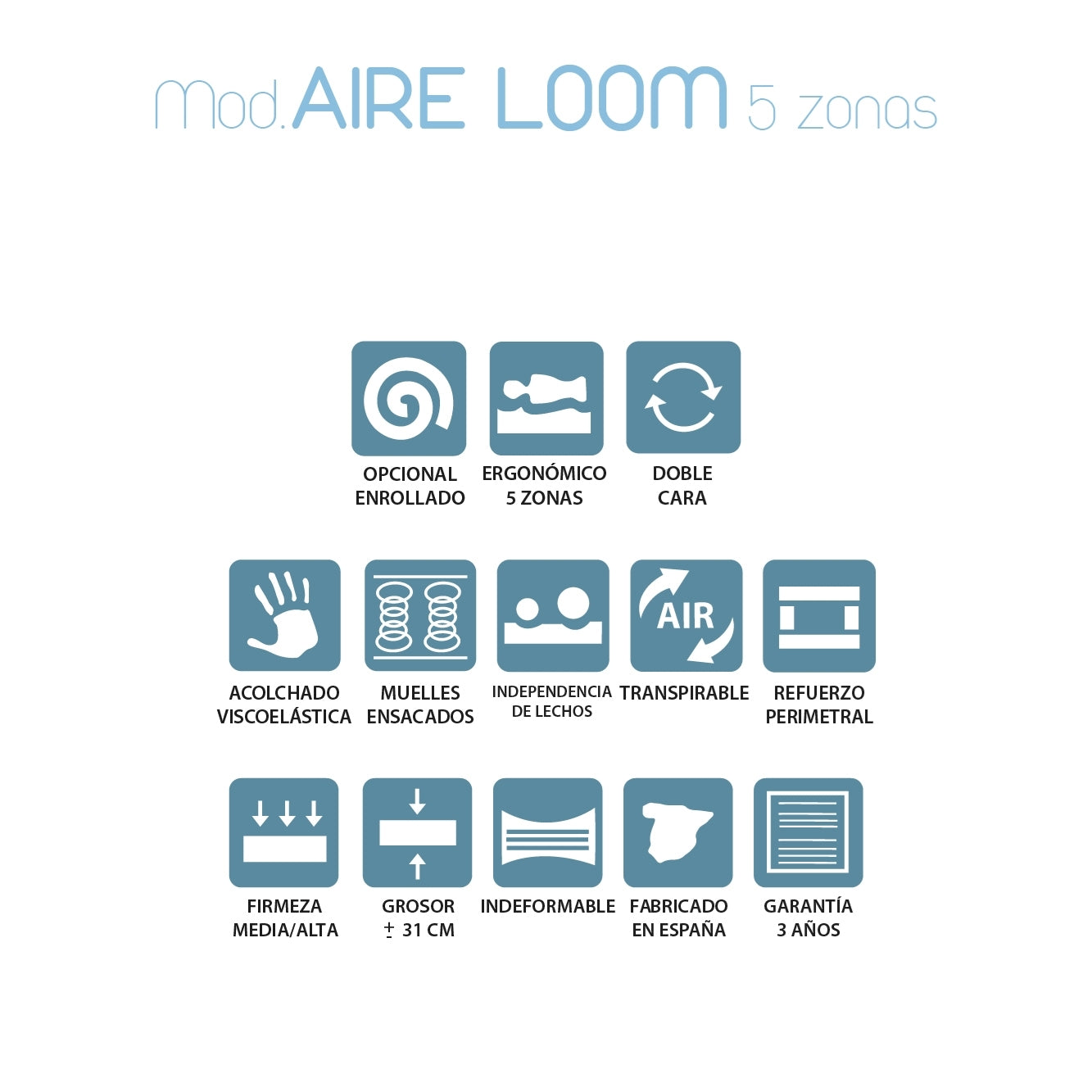 COLHÓN AIRE LOOM