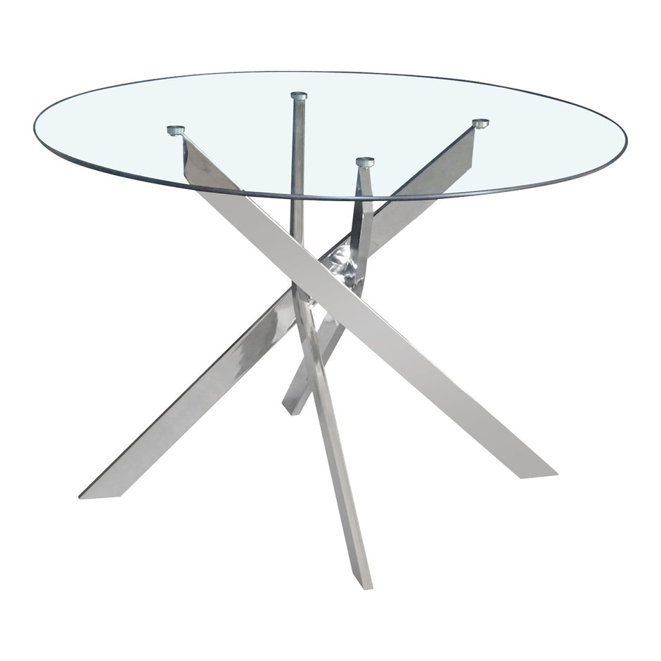 MESA REDONDA 110cm CROMADA