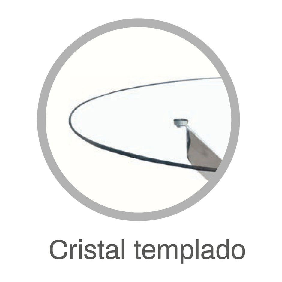 MESA REDONDA 110cm CROMADA