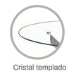 MESA REDONDA 110cm CROMADA