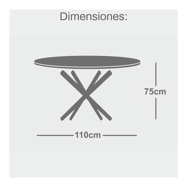 MESA REDONDA 110cm