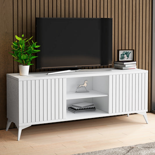 STRIPED TV TABLE 