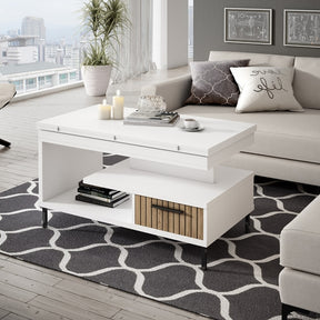 CAPRICCIO LIFTING AND CONVERTIBLE COFFEE TABLE