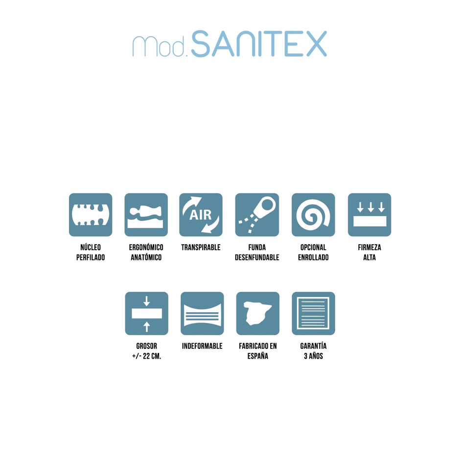 SANITEX MATTRESS (ARTICULATED BED)