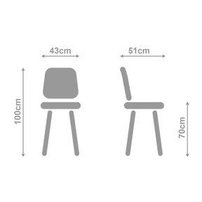 BANCO DESIGN (Pack de 4 unidades) 