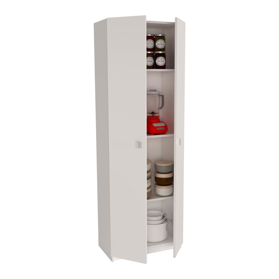 Armario Multiusos 2 Puertas Blanco – 180x60x35 cm
