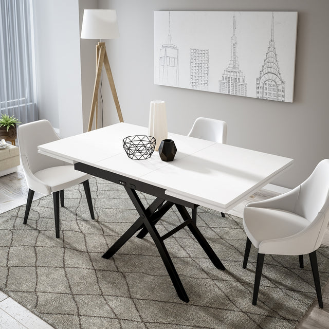 MESA COMEDOR SINCRONIZADA CON MOTOR ELÉCTRICO COVERTIBLE