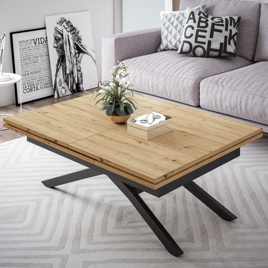MESA COMEDOR SINCRONIZADA CON MOTOR ELÉCTRICO COVERTIBLE