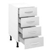 BAJO COCINA 5 CAJONES 40X16X17.5cm