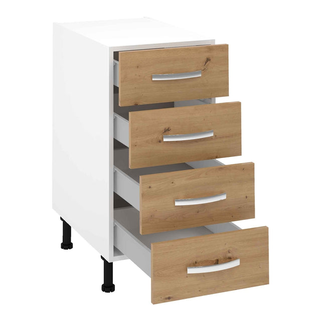 BAJO COCINA 4 CAJONES 40X16X17.5cm