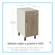 BAJO COCINA 1 PUERTA 1 CAJÓN 40X58X85cm