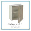 ALTO COCINA 1 PUERTA 60X33X70cm