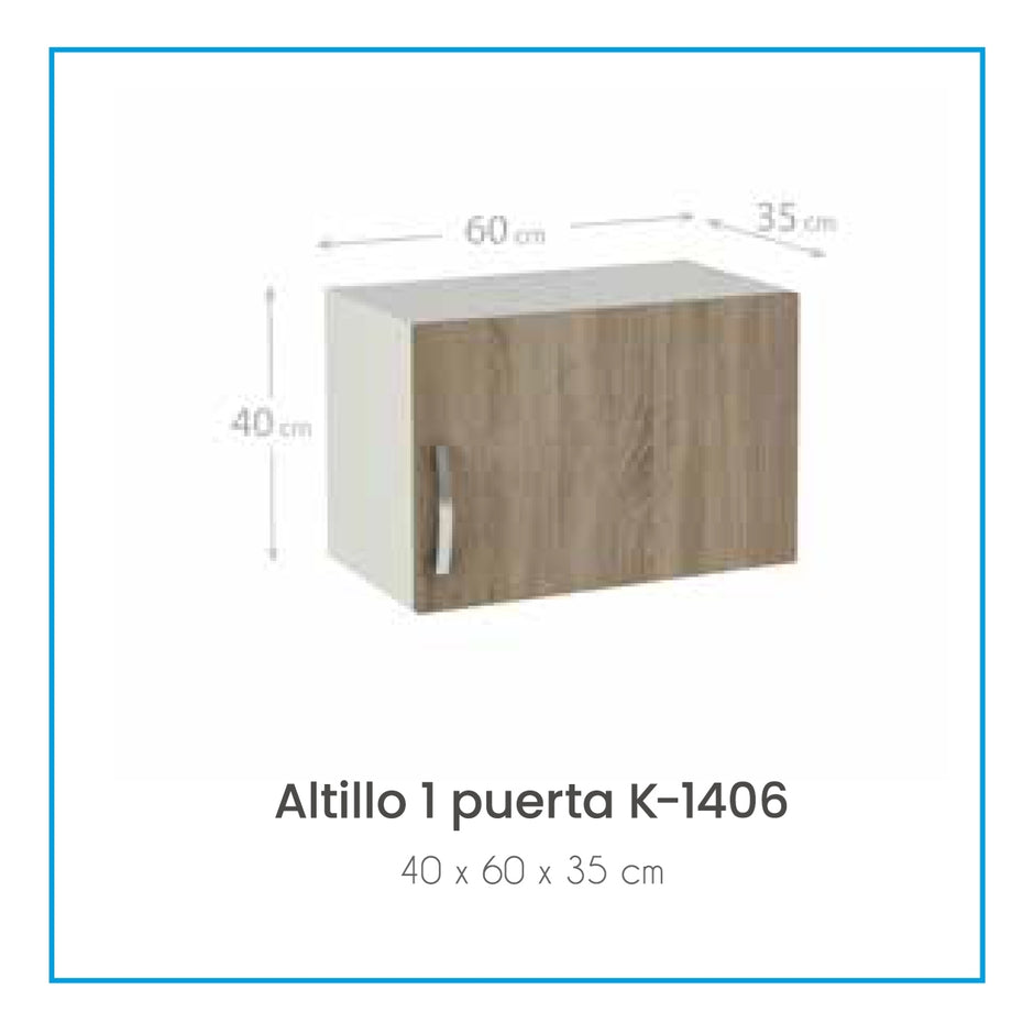 ALTILLO COCINA 1 PUERTA 60x33x40cm