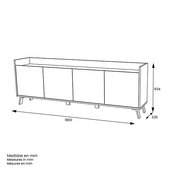 MUEBLE TV ESCANDINAVO
