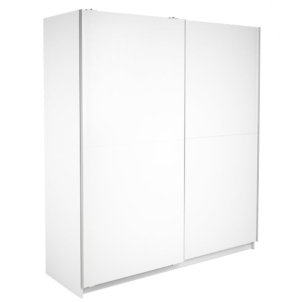 Armario 2 Puertas Correderas · Blanco Poro · 180x60x200 cm