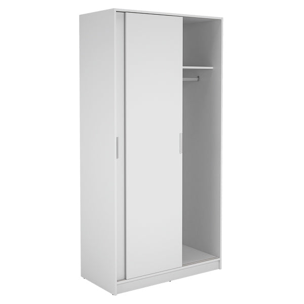 Armario de 2 Puertas Correderas –  100x50x200 cm