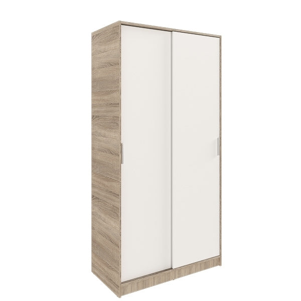 Armario de 2 Puertas Correderas –  100x50x200 cm