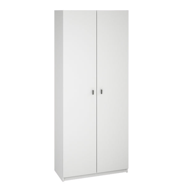 Armario Multiusos 2 Puertas Blanco – 180x75x35,6 cm