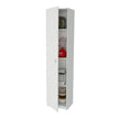 Armario Multiusos 1 Puerta Blanco – 180x40x35,6 cm