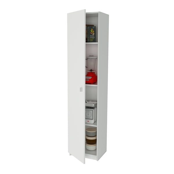 Armario Multiusos 1 Puerta Blanco – 180x40x35,6 cm
