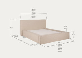 VEIGA BED 150X200
