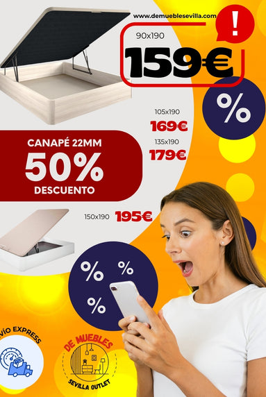 CANAPÉ GUADIANA 22mm OFERTA