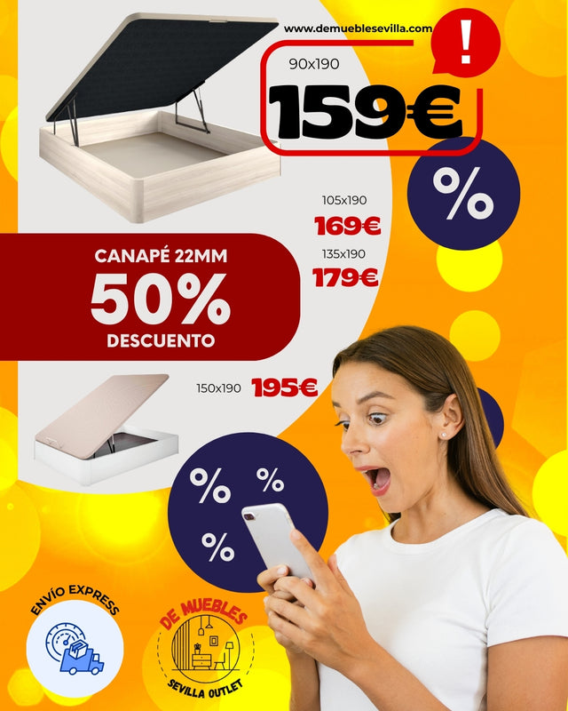 CANAPÉ GUADIANA 22mm OFERTA