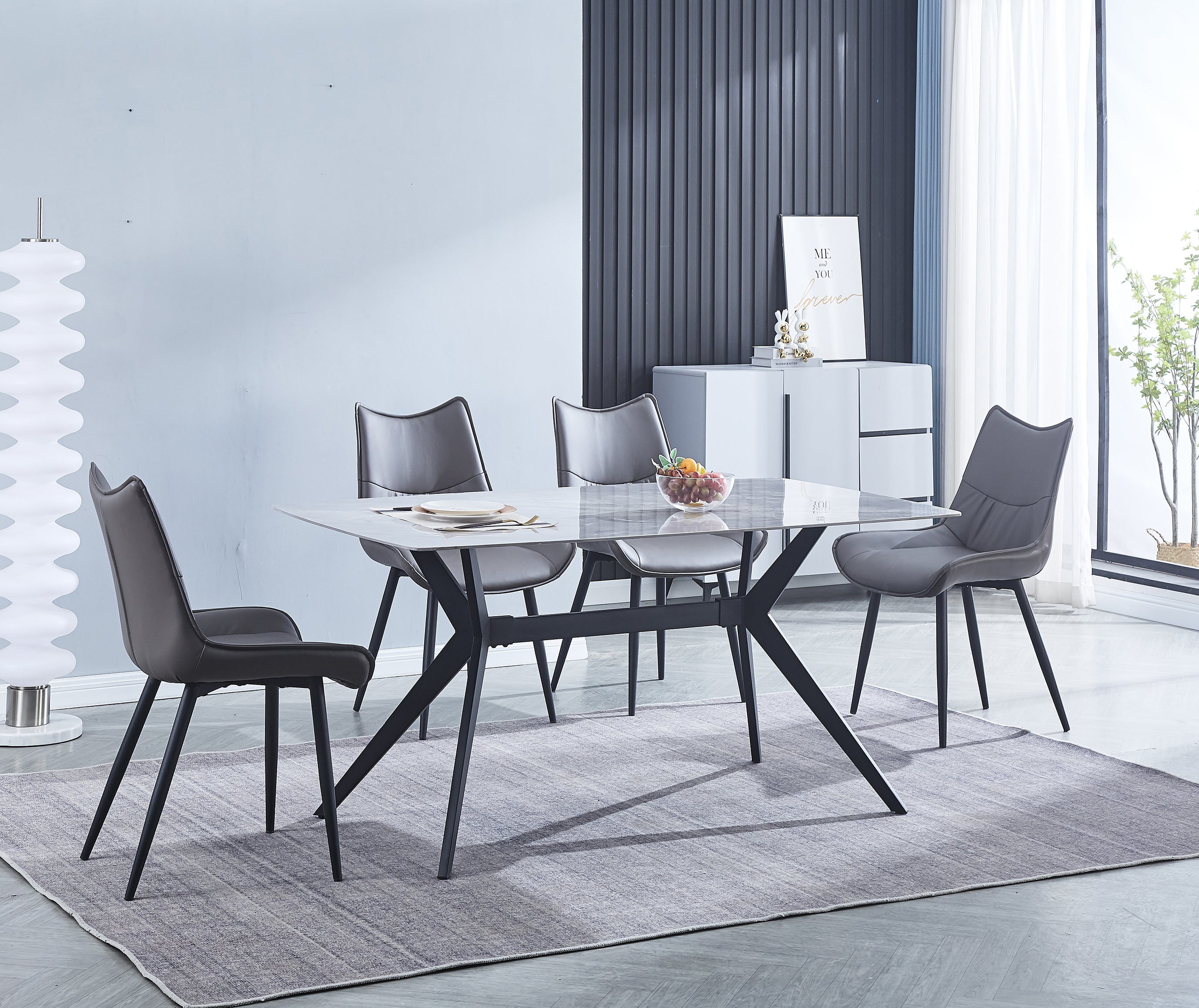 CALISTA SET TABLE + 4 CHAIRS