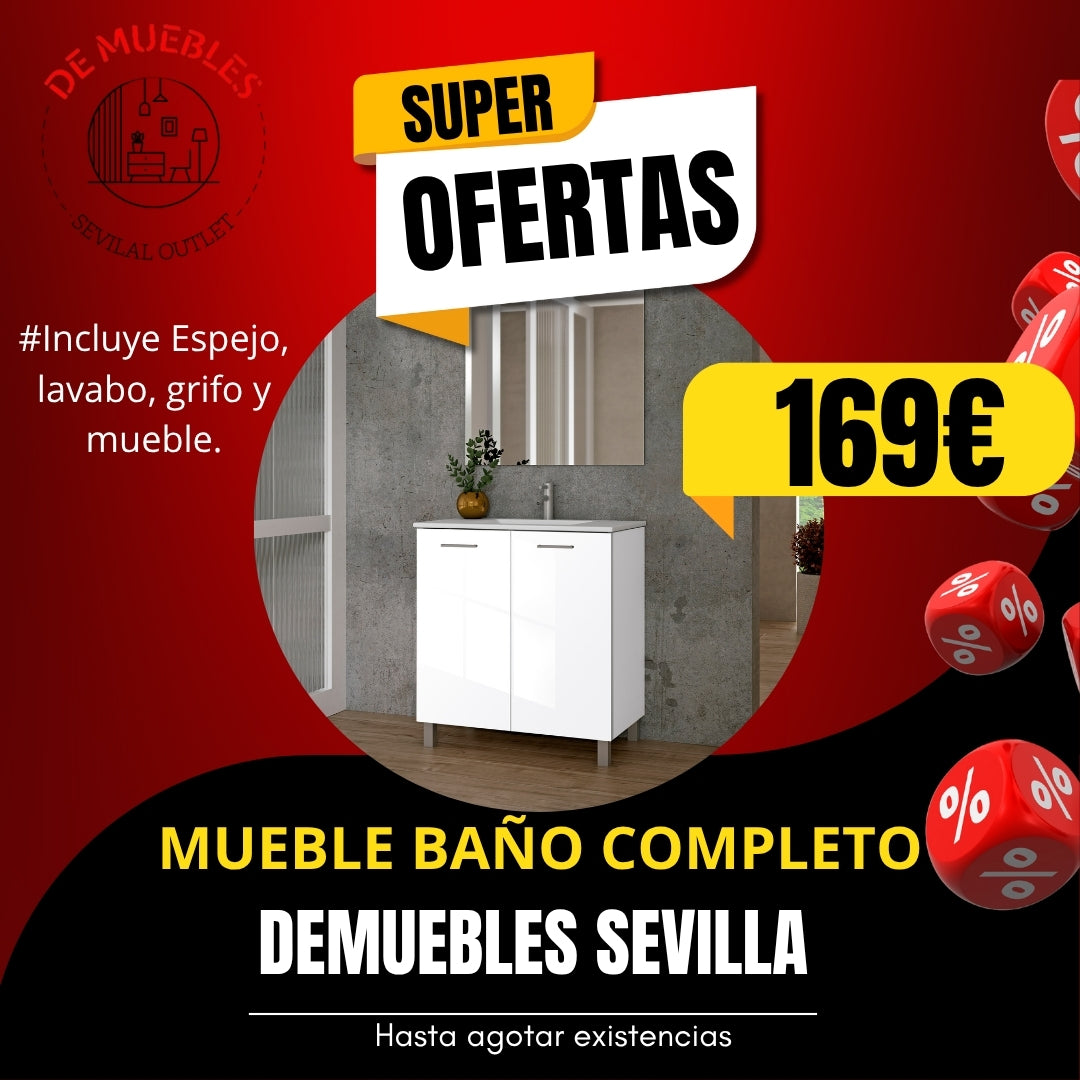 MUEBLE BAÑO DOS PUERTAS