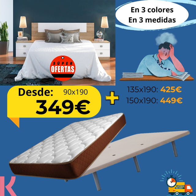 PACK ENSUEÑO BASE TAPIZADA