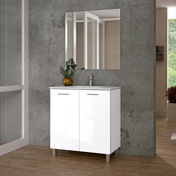 MUEBLE BAÑO DOS PUERTAS