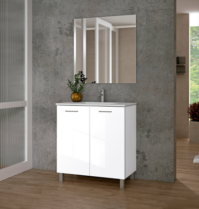 MUEBLE BAÑO DOS PUERTAS