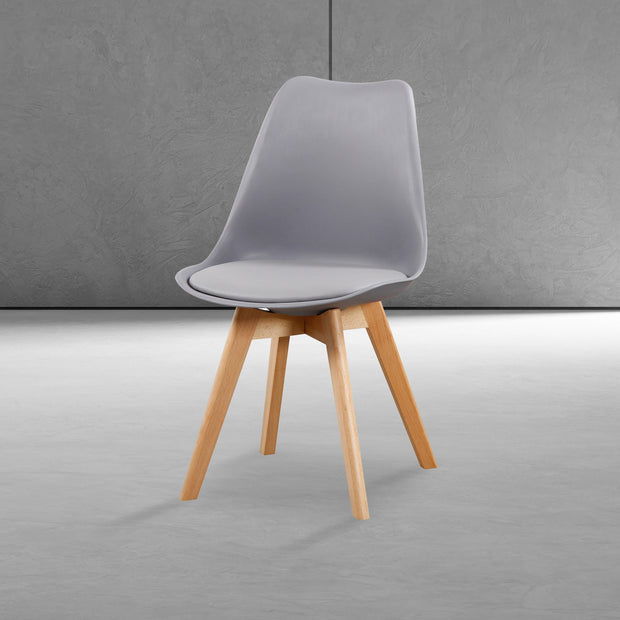 SILLA FINA GRIS (Pack 4 unidades)