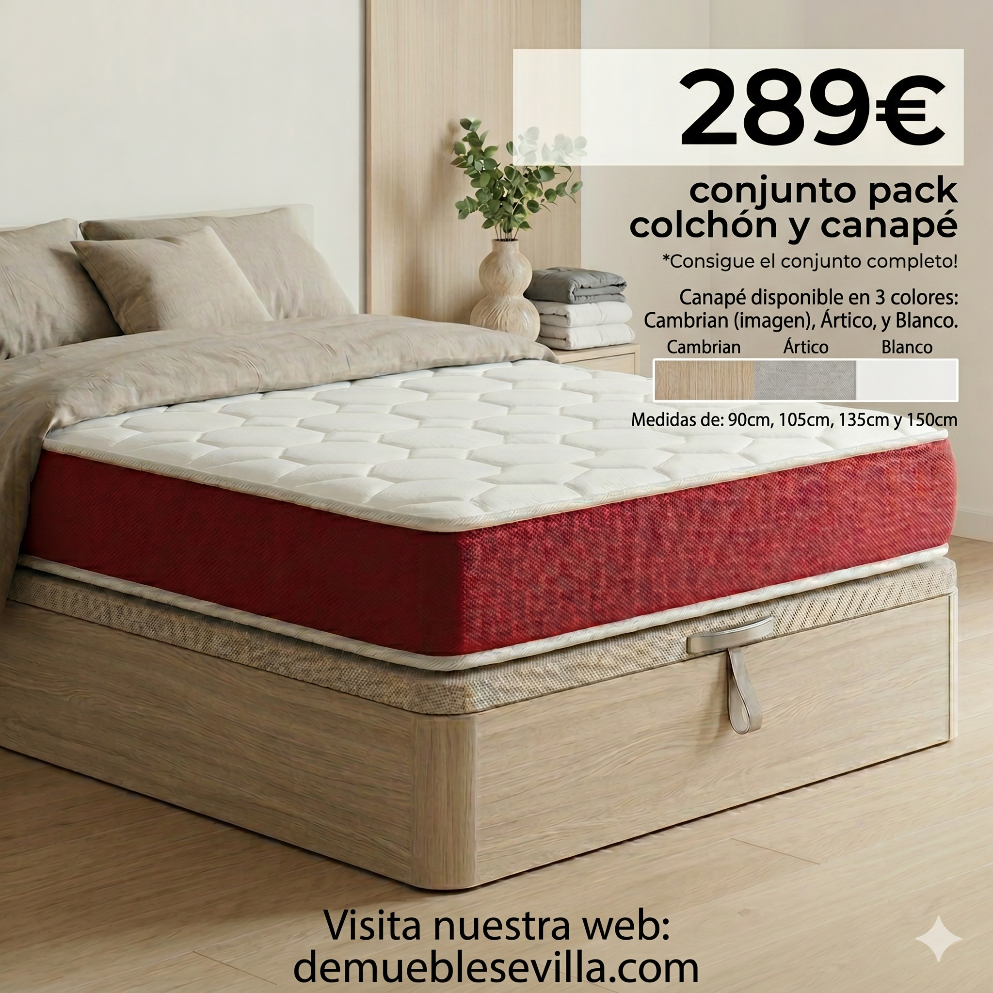 PACK 20 CANAPE Y COLCHON