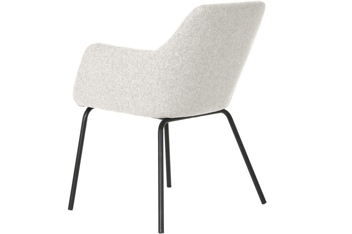 SILLA POLIESTER METAL 59,5X60,5X78 BEIGE (Pack 2 Unidades)