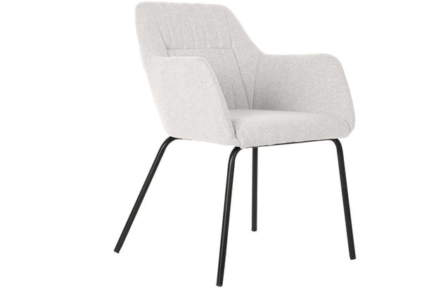 SILLA POLIESTER METAL 59,5X60,5X78 BEIGE (Pack 2 Unidades)