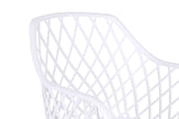 SILLA PP METAL 54X58X85 BLANCO (Pack 4 Unidades)