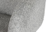 SILLA POLIESTER METAL 60X62X84 BOUCLE GRIS (Pack 2 Unidades)