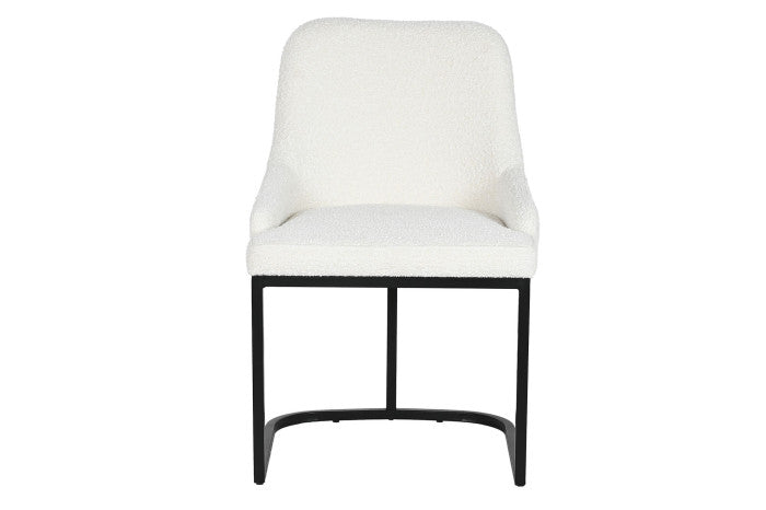 SILLA METAL POLIESTER 54X61X82,5 BLANCO