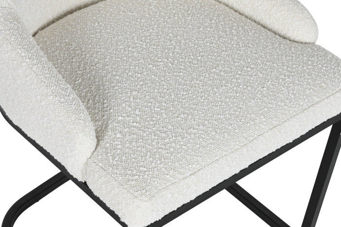 SILLA METAL POLIESTER 54X61X82,5 BLANCO