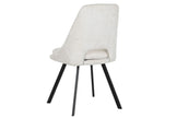 SILLA POLIESTER METAL BLANCO (Pack 2 sillas)