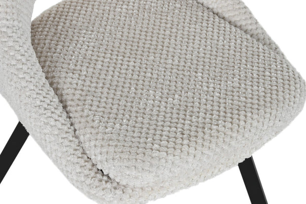 SILLA POLIESTER METAL BLANCO (Pack 2 sillas)