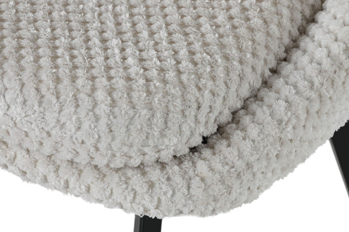 SILLA POLIESTER METAL BLANCO (Pack 2 sillas)
