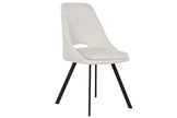 SILLA POLIESTER METAL BLANCO (Pack 2 sillas)