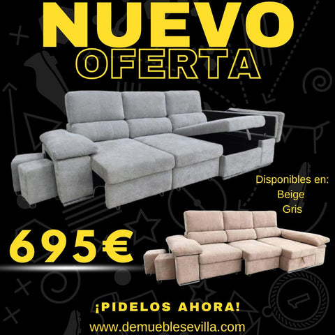 CHAISLONGE CAMA NADIA 285cm