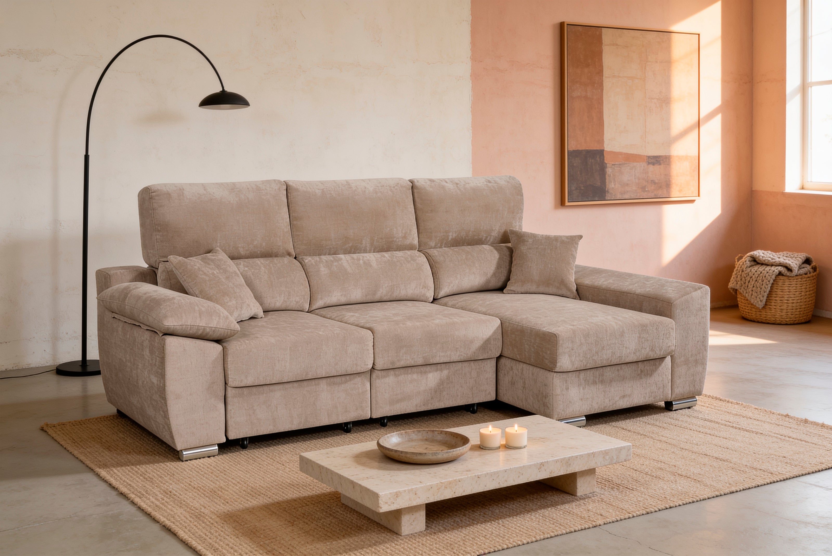 CHAISE LOUNGE PEDRO 258cm