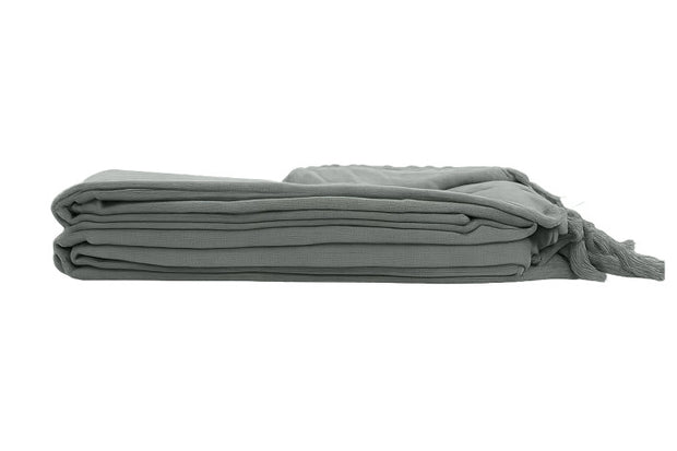 PACK MANTA ALGODÓN 240X260 GRIS CLARO