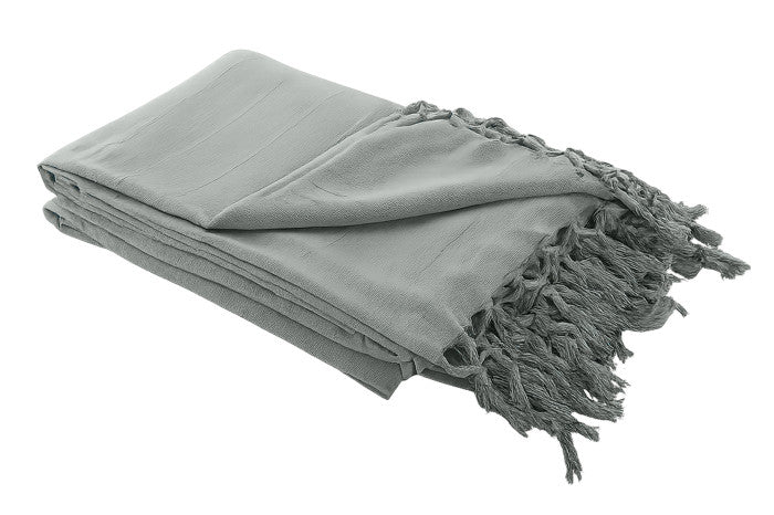 PACK MANTA ALGODÓN 180X260 TURQUESA