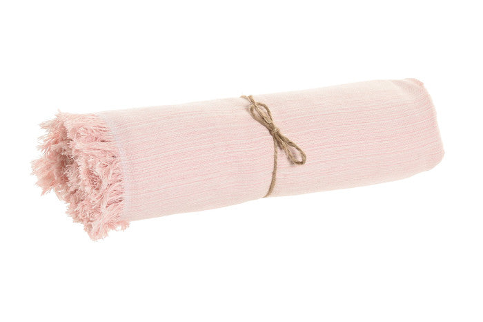 PACK MANTA ALGODÓN 160X260 ROSA